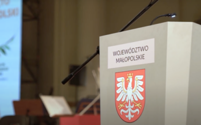 Mównica AWARTS podczas Gali Święta Małopolski